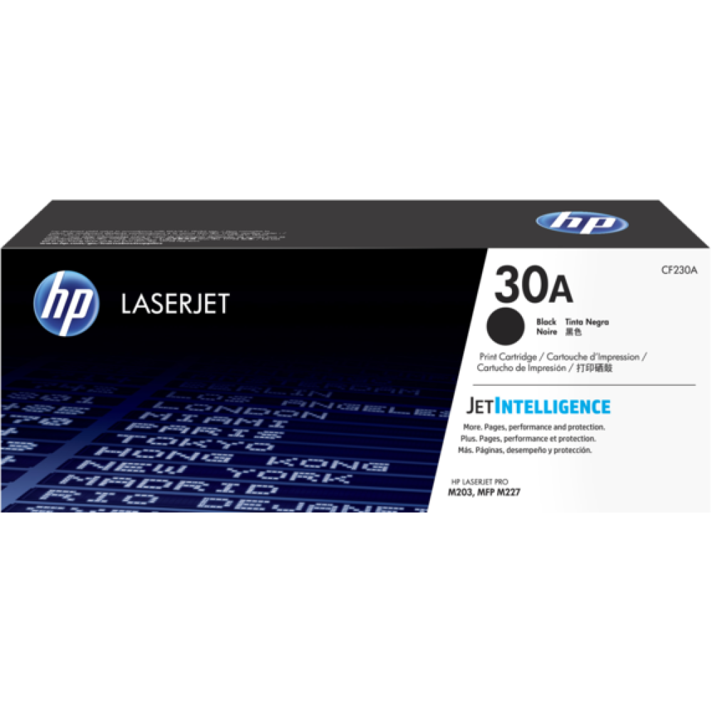 HP 30A Black Original LaserJet Toner Cartridge (CF 230)