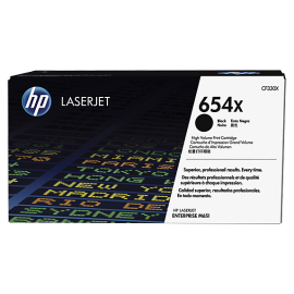 HP 654X High Yield Black Original LaserJet Toner Cartridge
